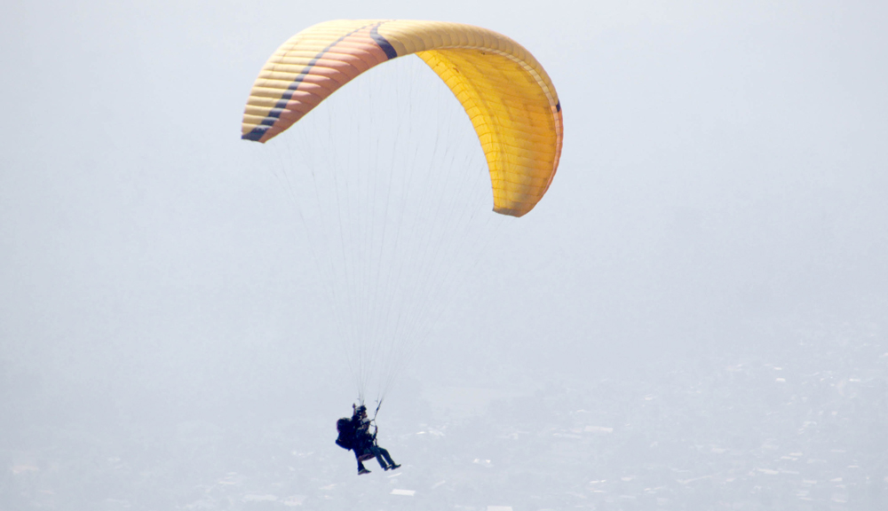 Commercial paragliding starts in Dharan (photo feature)